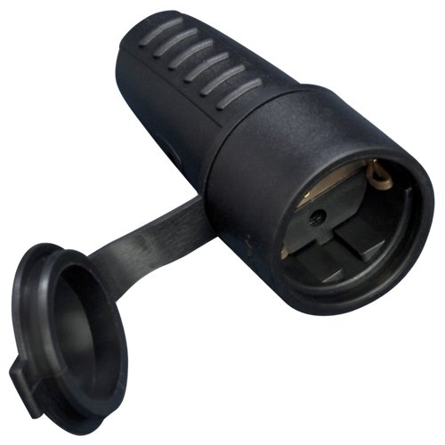 BASE AEREA INDUSTRIAL 4/4.8MM NEGRA C/TAPA - GSC