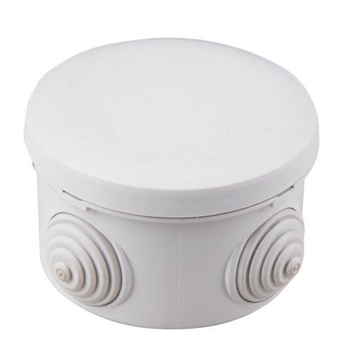 CAJA EMPALME GRIS ESTANCA REDONDA Ø80X40MM IP54 - GSC