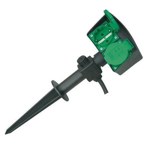 ESTACA JARDÍN DOBLE SUCKO+TAPAS(3X1.5MM)1.5M IP44 - GSC