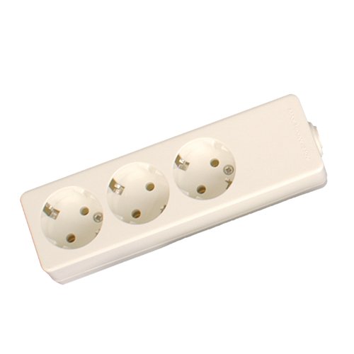 BASE MULTIPLE 3 TOMAS SIN CABLE - BLISTER - GSC