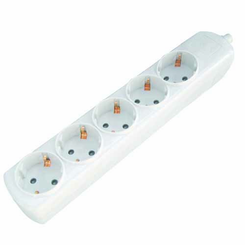 BASE MULTIPLE ULTRA 5 TOMAS SIN CABLE - RETRACTILADO - GSC