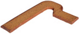 ZANQUIN 41X8X8 MODELO B IZQUIERDA GRES NATURAL - GDB