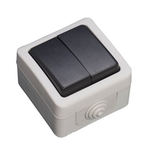 DOBLE CONMUTADOR 10A IP44 250V - GSC