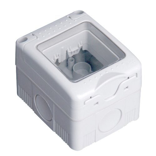 CAJA ESTANCA SUPERFICIE C/TAPA 2 MODULOS/HUECOS IP55 - GSC 