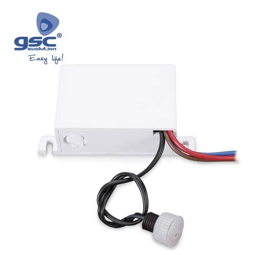 DETECTOR CREPUSCULAR EMPOTRAR TECHO BLANCO 360º - GSC 
