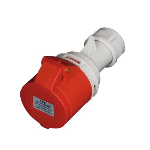 BASE AEREA CETAC 5P(3P+N+T) 16A IP44 ROJA - GSC
