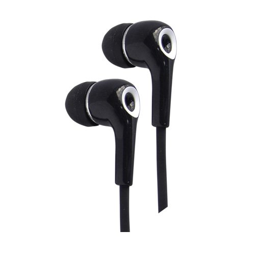 AURICULAR ESTEREO SILICONA Ø10MM 1.2M JACK 3.5MM NEGRO - GSC