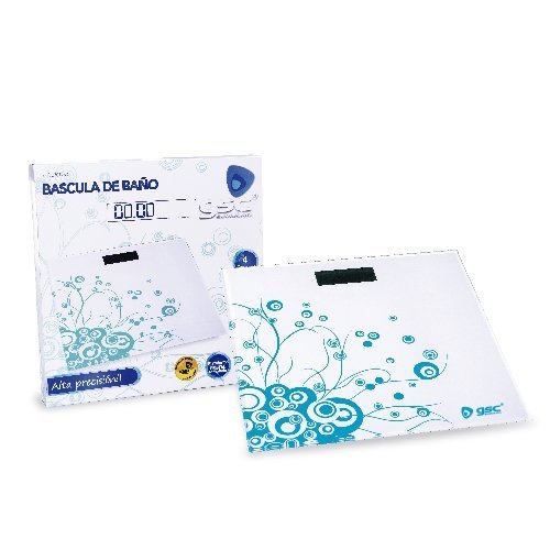 BASCULA BAÑO DISEÑO ALTA PRECISION 150KG. - GSC