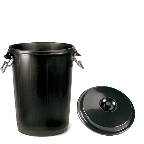 CUBO BASURA PLASTICO 100L. CON TAPA - GSC