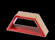 CELOSIA CERAMICA 27X12X7 TERRACOTA rojo mate VERSO - CFE