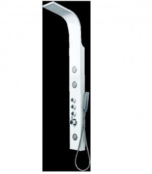 COLUMNA DUCHA PHUKET 1650X180X450 (70)MM ACABADO BLANCO Y MONO-MANDO - INB 