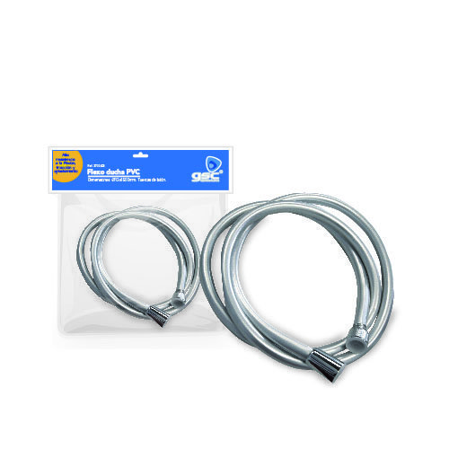 FLEXO DUCHA PVC CROMADO 1.5M - GSC