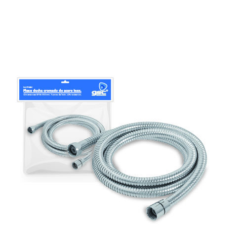 FLEXO DUCHA ACERO INOXIDABLE CROMADO 1.5M - GSC