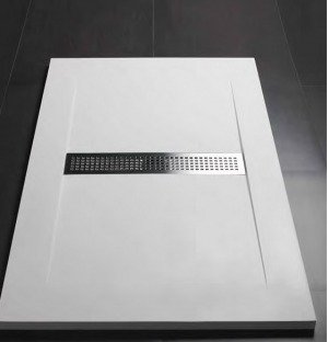 PLATO DUCHA 71-80 X 141-150 (H: 3 CM) CENTER COLOR ESPECIAL (TEXTURAS PIEDRA Y LISO) - IBS