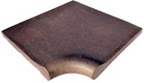 BORDE PISCINA 32.5X32.5X3,5 ESQUINA INTERIOR MEDITERRANEO GRES LAVA - GDB