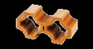 CELOSIA CERAMICA 20X10X5 TERRACOTA rojo mate EMPORDA - CFE
