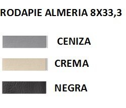 RODAPIE 8X33,3 PORCELANICO ALMERIA MATE (ASPECTO PIZARRA) (TODOS LOS COLORES) - CRT