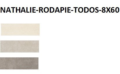 RODAPIE 8X60 PORCELANICO NATHALIE MATE (TODOS LOS COLORES) - CRT