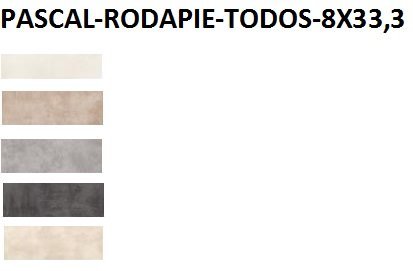 RODAPIE 8X45 PORCELANICO PASCAL MATE (TODOS LOS COLORES) - CRT