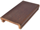 PASAMANOS 33X15,5X5 MODELO A GRES LAVA (ALBARDILLA) - GDB