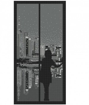 MOSAICO ENMALLADO 2300X1200 GEOFORMS SKYLINE B COD. 2002836 - PMO