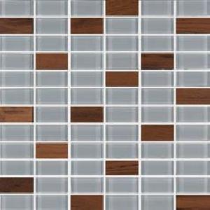 MOSAICO ENMALLADO 30X30 LEÑA MALLA WHITE - VTD