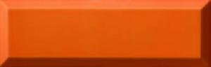 PLAQUETA BISELADO 10X30 NARANJA BRILLO - YRI