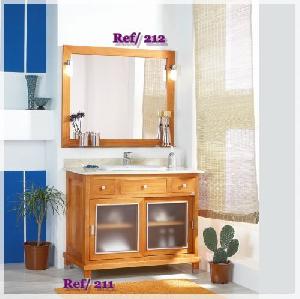 PICASSO-211/212 CONJUNTO MUEBLE 100X56X85 CORREDERA+ ESPEJO (MUEBLE BAÑO LOW COST) - ABA