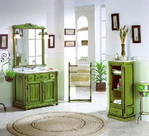 OLIMPO-034/035/015/028 CONJUNTO MUEBLE 90X58X81 2P+ESPEJO+VITRINA (MUEBLE BAÑO LOW COST) - ABA