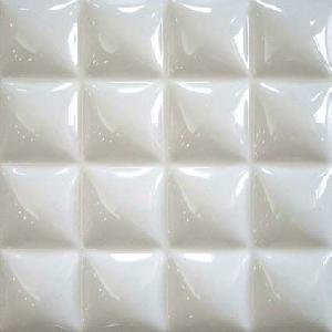 REVESTIMIENTO 20X20 ONDAS-S BRILLO BLANCO - LUX