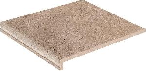 PELDAÑO RUSTICO 33X33X3 MEDITERRANEO GRAFITO RECTO (ANTIDESLIZANTE 3) - RGR