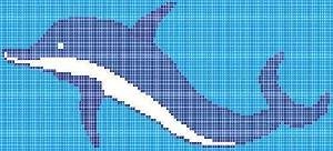 MALLA PISCINA 3330X1330 DECORADO HAPPY POOLS DELFIN COD. 2002563 - PMO