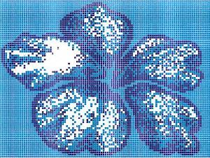 MALLA PISCINA 2660X2000 DECORADO HAPPY POOLS FLOR COD. 2002582 - PMO