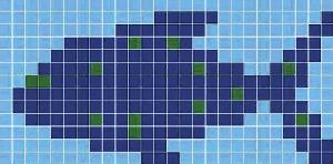 MALLA PISCINA 330X660 DECORADO HAPPY POOLS PEZ 2 COD. 2002575 - PMO