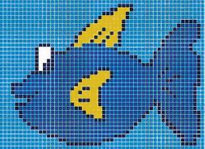 MALLA PISCINA 1000X660 DECORADO HAPPY POOLS PEZ 5 COD. 2002578 - PMO