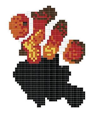 MALLA PISCINA 1000X1330 DECORADO HAPPY POOLS PEZ PAYASO S_001 COD. 2002452 - PMO