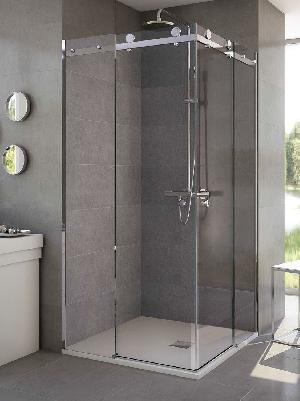 MAMPARA DUCHA MENORCA 1200X800 MM RECTANGULAR ACERO TRANSPARENTE - INB 