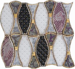 MOSAICO CERAMICO 25X27,1 ABSOLUT 186662 (CERAMICA+ORO) - DBE