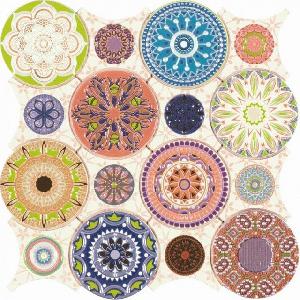 MOSAICO CERAMICO 28X28 MANDALA 186922 - DBE