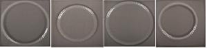 REVESTIMIENTO 20X20 ART20 CIRCLE GREY (4 MODELOS DIFERENTES) - NAR 