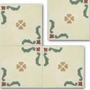 BALDOSA HIDRAULICA 20X20X1,7 COD. 008 - BHI