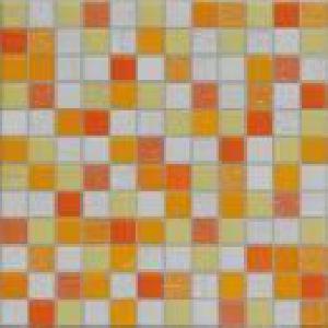 REVESTIMIENTO 20X20 DECORADO CUBIC NARANJA (PAQUETE 4 PZ) - AZO