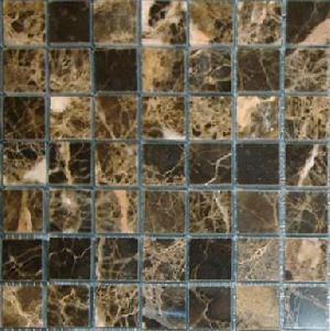 ENMALLADO MARMOL 29,6X29,6X0,8 BUÑOL PULIDO MARRON IMPERIAL - MEN