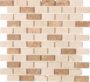 ENMALLADO MARMOL 31X34X0,8 ONDA (2,3X4,9) MARFIL -AGATA - MEN