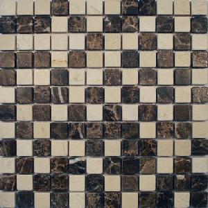 ENMALLADO MARMOL 30X30X0,8 TARSOS PULIDO  MARFIL/IMPERIAL - MEN