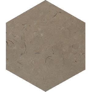 PAVIMENTO MARMOL 15X18X2 DECORADO HEXAGONO BEIGE SAHARA - MEN