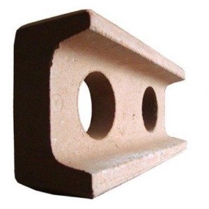 PALET CANALETAS BLOQUE PEQUEÑO 25X12,5X8 MARRON OSCURO EM -1215-P (300 PIEZAS = 6,00 M2) - TNB