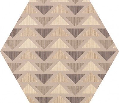 DECOR PAV 17.5X20 HEXAGONAL MATE LOVELY COLOURS - MGR
