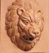 FUENTE CERAMICA CABEZA DE LEON 30X30 GRES RUSTICO NATURAL EXTRUSIONADO - CFE