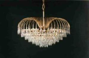 LAMPARA TECHO SALZBURG 60 CM. (8 PISOS) CRISTAL TURCO - BML